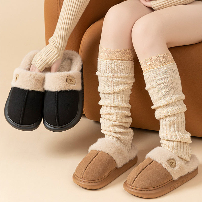 New Plush Slippers For Women and Men Winter Warm Home Slipper