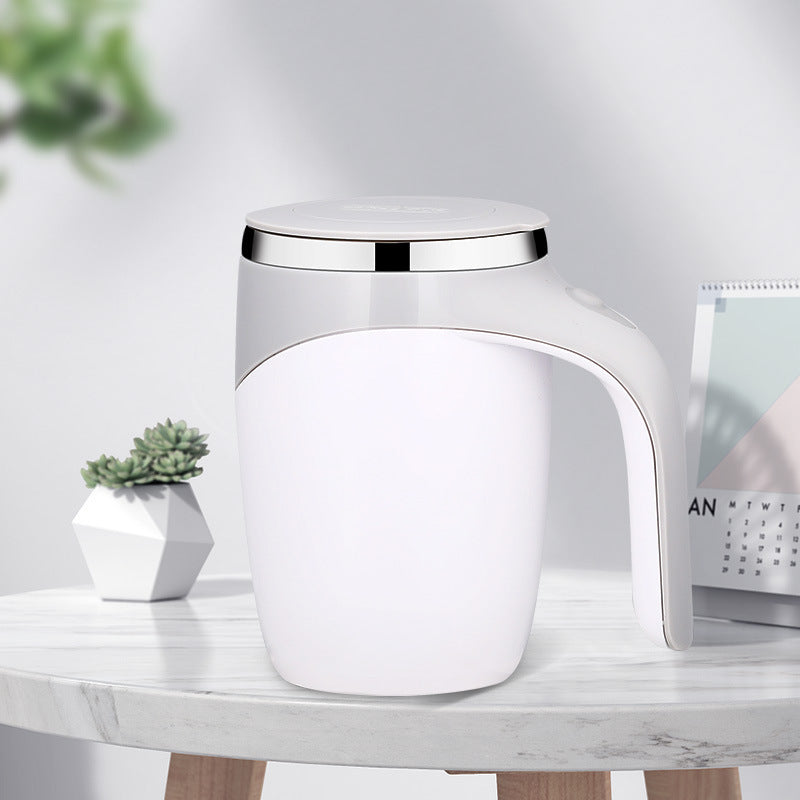 Self Stirring Coffee Mug Rechargeable Model Automatic Stirring Cup Coffee Cup High Value Electric Stirring Cup Lazy Milkshake Rotating Magnetic Water Cup
