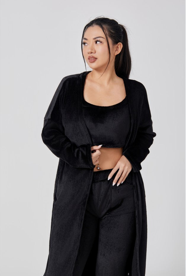 Cozy Pajama Set, 3 Piece Lounge Set, Cute Loungewear, Warm Suit Sets, Matching Set