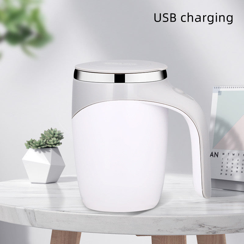 Self Stirring Coffee Mug Rechargeable Model Automatic Stirring Cup Coffee Cup High Value Electric Stirring Cup Lazy Milkshake Rotating Magnetic Water Cup
