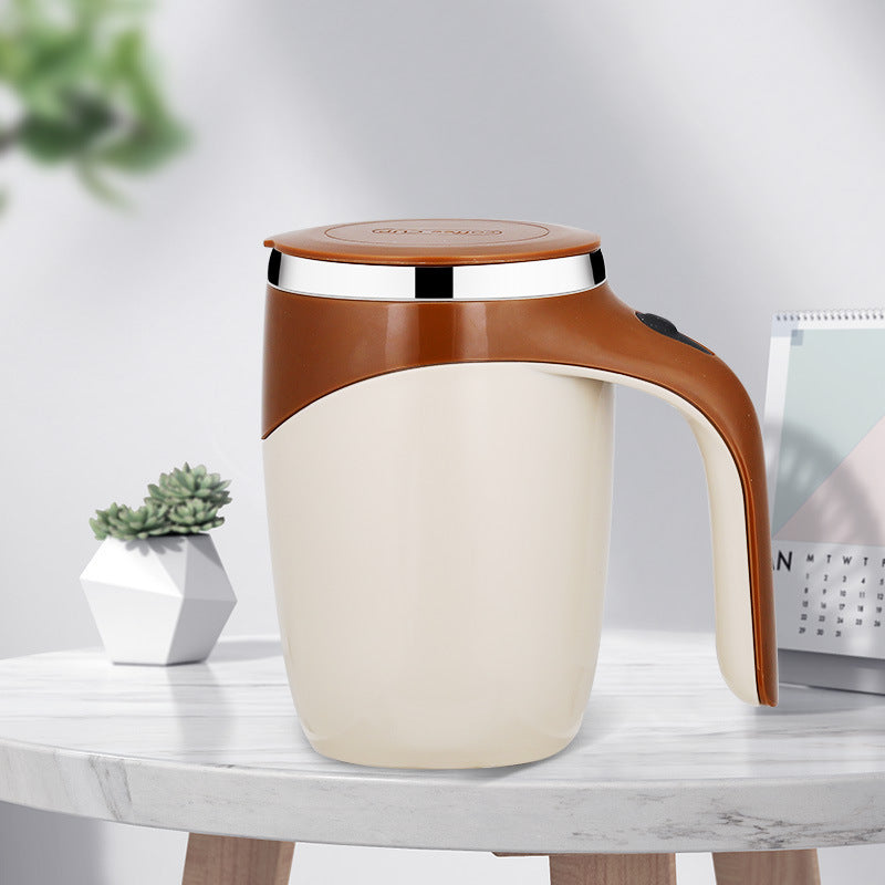 Self Stirring Coffee Mug Rechargeable Model Automatic Stirring Cup Coffee Cup High Value Electric Stirring Cup Lazy Milkshake Rotating Magnetic Water Cup